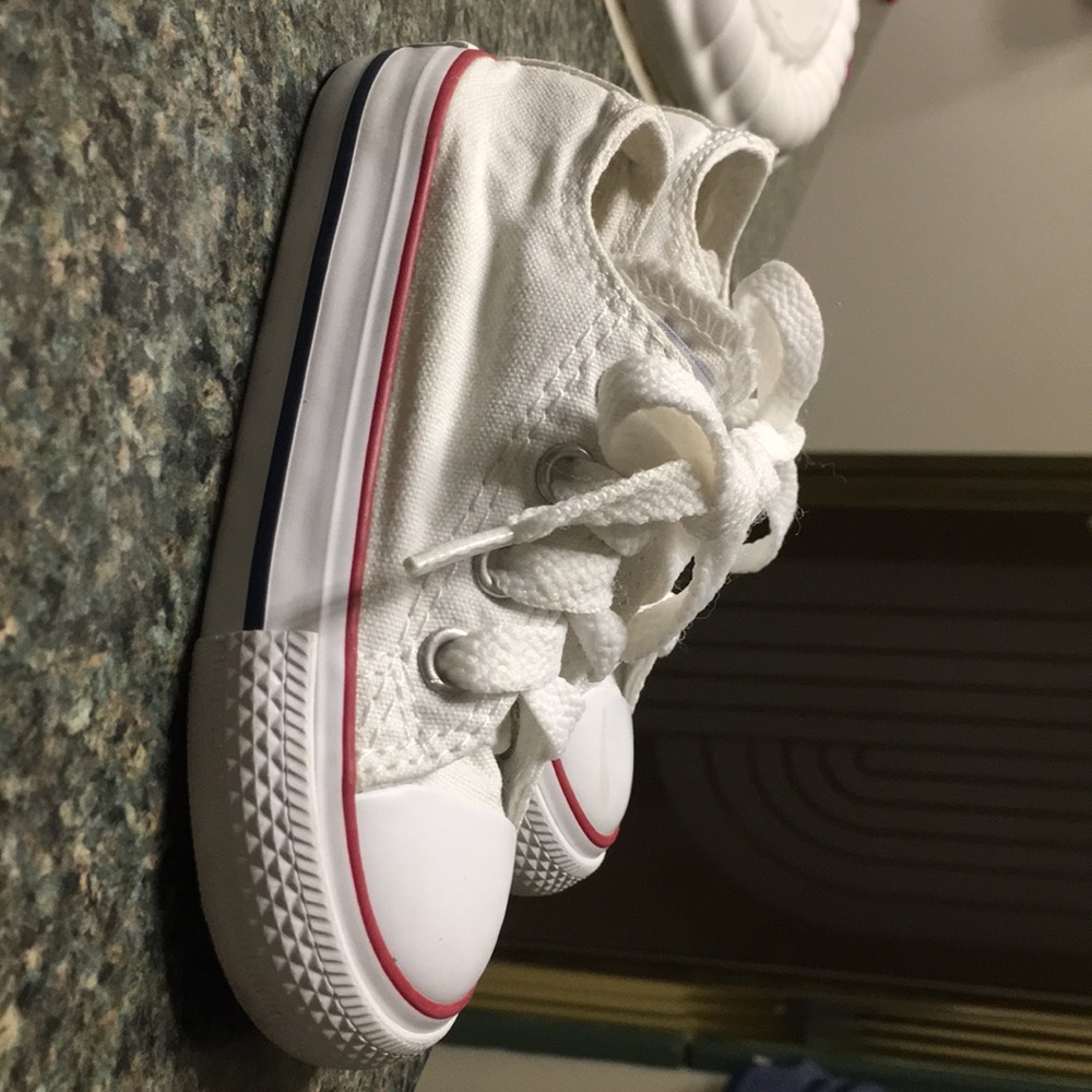 Toddlers White Converse